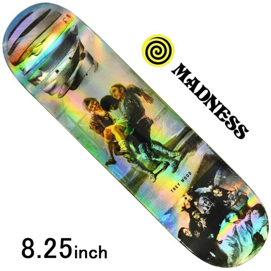 マッドネス 8.25 インチ スケボー デッキ Madness Skateboards Trey