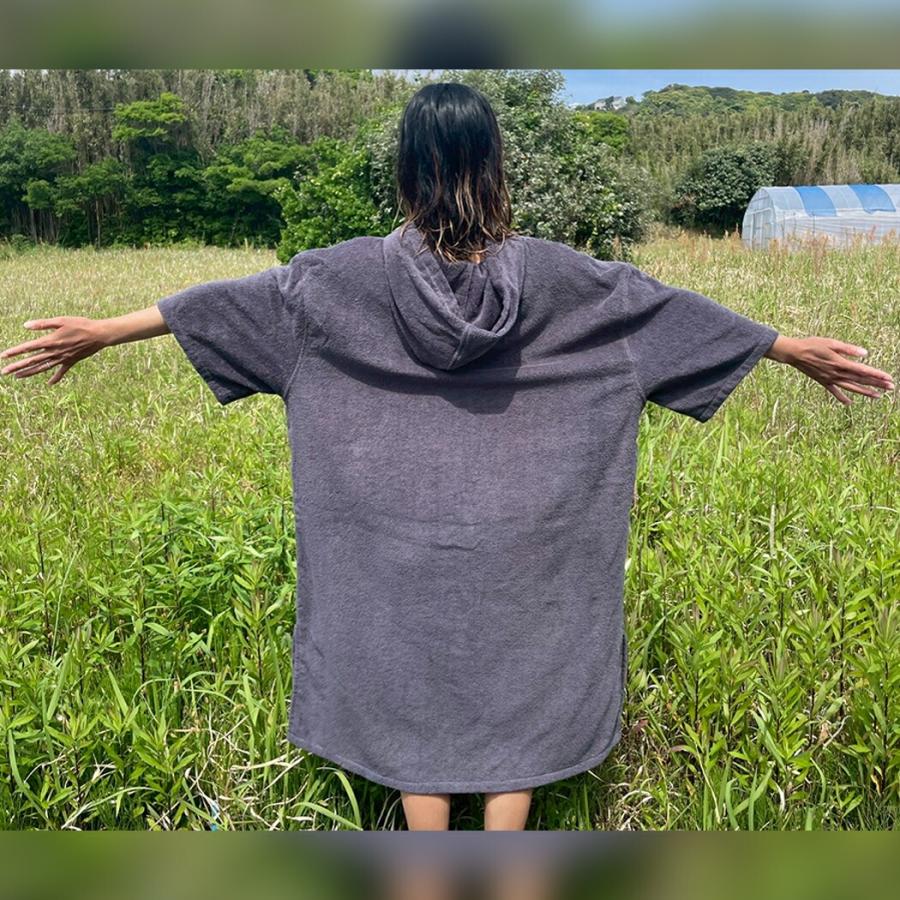 Mellow メロー コットンポンチョ お着替えポンチョ Cotton Poncho サーフィン 大人 男性 女性 フリーサイズ 男女兼用 | ブランド登録なし | 05