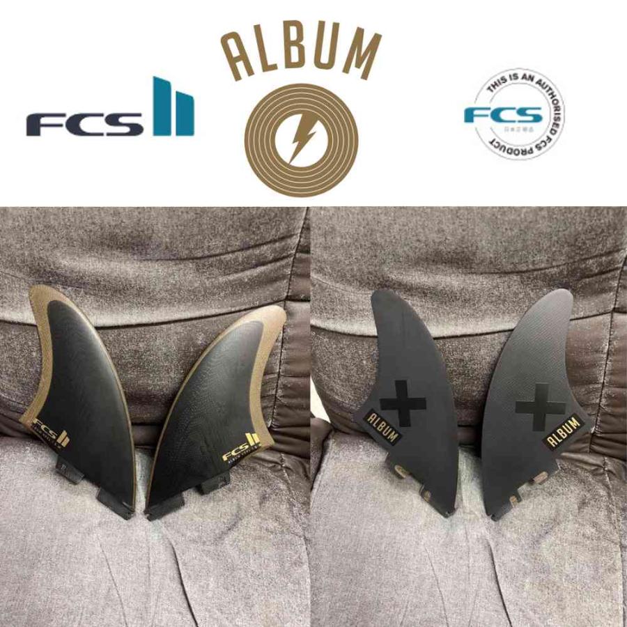 FCS FCS2 FIN ショートボード用 ツインフィン ALBUM KEEL - PG