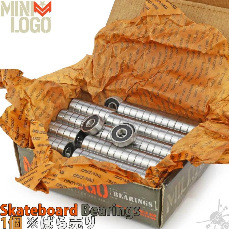スケボー ベアリング ミニロゴ スケートボード 専用 1個 単品商品 Mini Logo Skateboard Bearings スケートボード パーツ オイルタイプ スケボーベアリング 交換 | POWELL