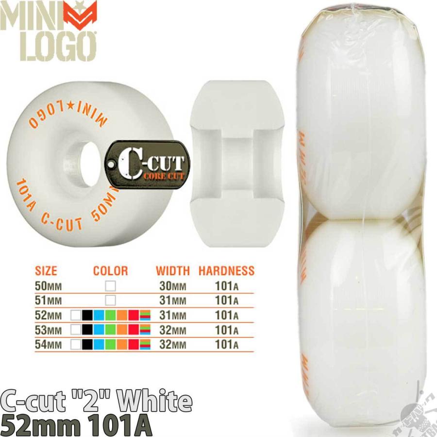 ミニロゴ Mini Logo　52mm 101a スケボー ウィール　新品未使用 ミニロゴ ウィール MINI LOGO A-CUT ハードウィール パーク