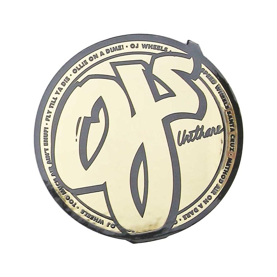 オージェイ スケボー ステッカー ロゴ 8x8cm OJ Wheels Logo