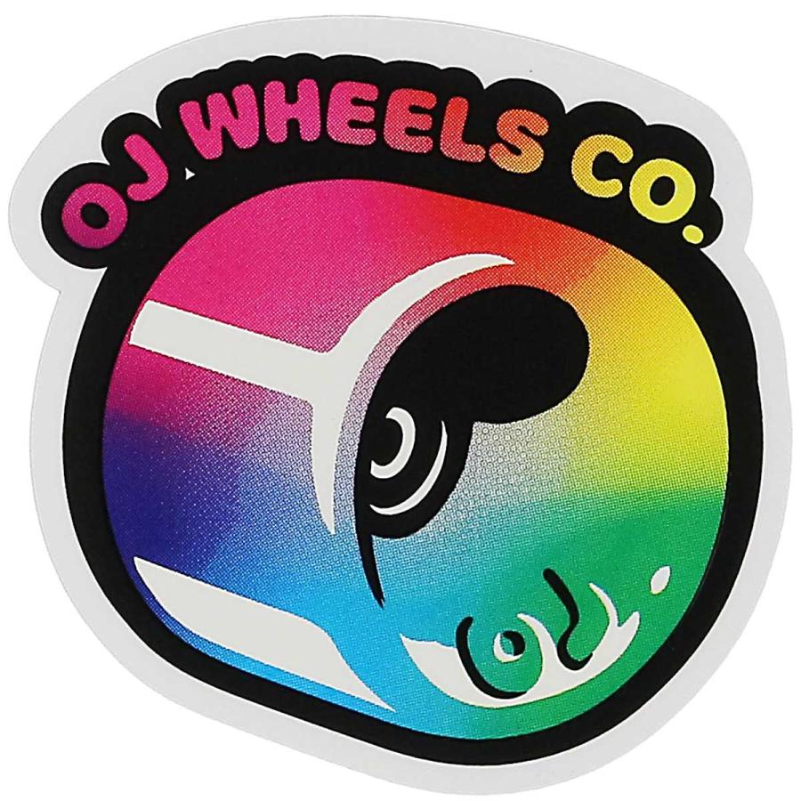 オージェイ スケボー ステッカー 9ｘ8.5cm OJ Wheels Hot Juice Fade Sticker シール ホットジュース スケートボード スケボーステッカー 人気 おすすめ | SANTA CRUZ | 01