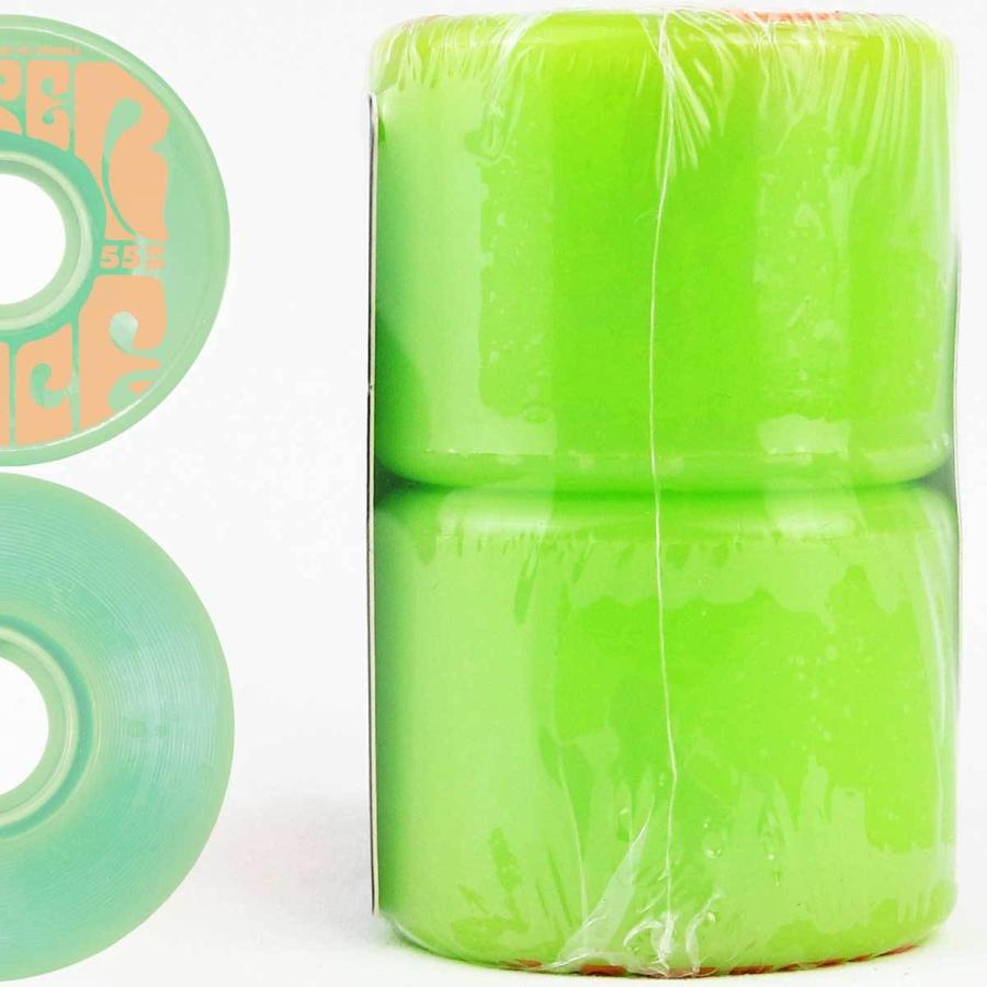 OJ 55mm 78a スケボー ソフトウィール オージェイ ミニスーパージュース グリーン OJ Skateboard Mini Super Juice Green スケートボード タイヤ | SANTA CRUZ | 02