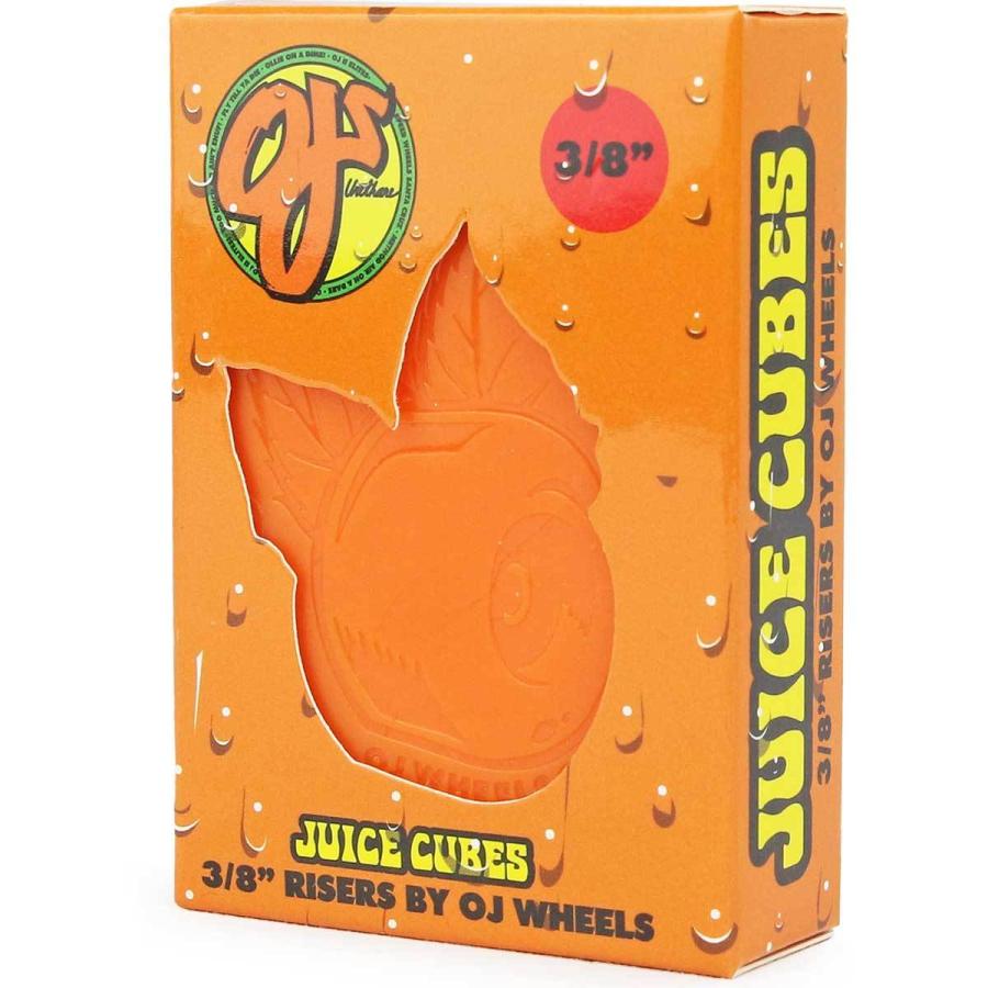 OJ 3/8 スケボー パーツ ライザーパッド オージェイ ジュースキューブ オレンジ OJ Skateboard Juice Cubes Risers Orange スケートボード | SANTA CRUZ | 01