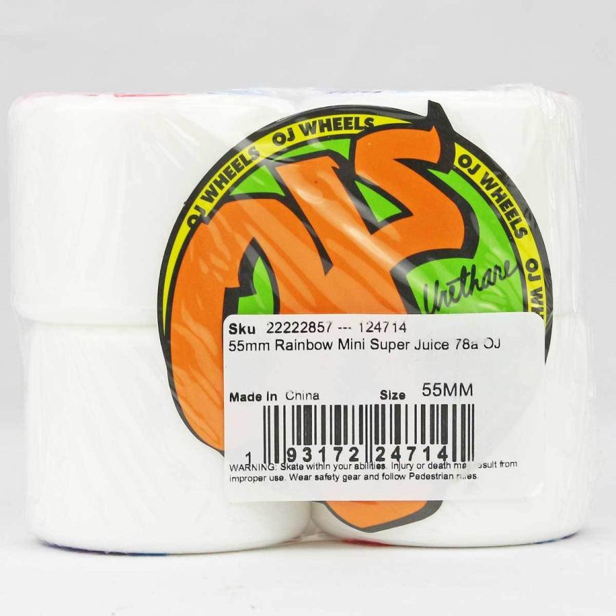 OJ 55mm 78a スケボー ソフトウィール オージェイ ミニスーパージュース レインボー OJ Skateboard Mini Super Juice Rainbow スケートボード タイヤ | SANTA CRUZ | 02
