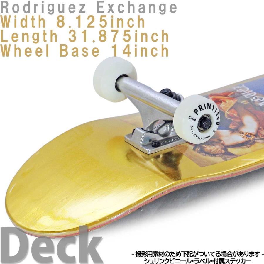 PRIMITIVE（プリミティブ） 8.125インチ スケボー コンプリート 純正