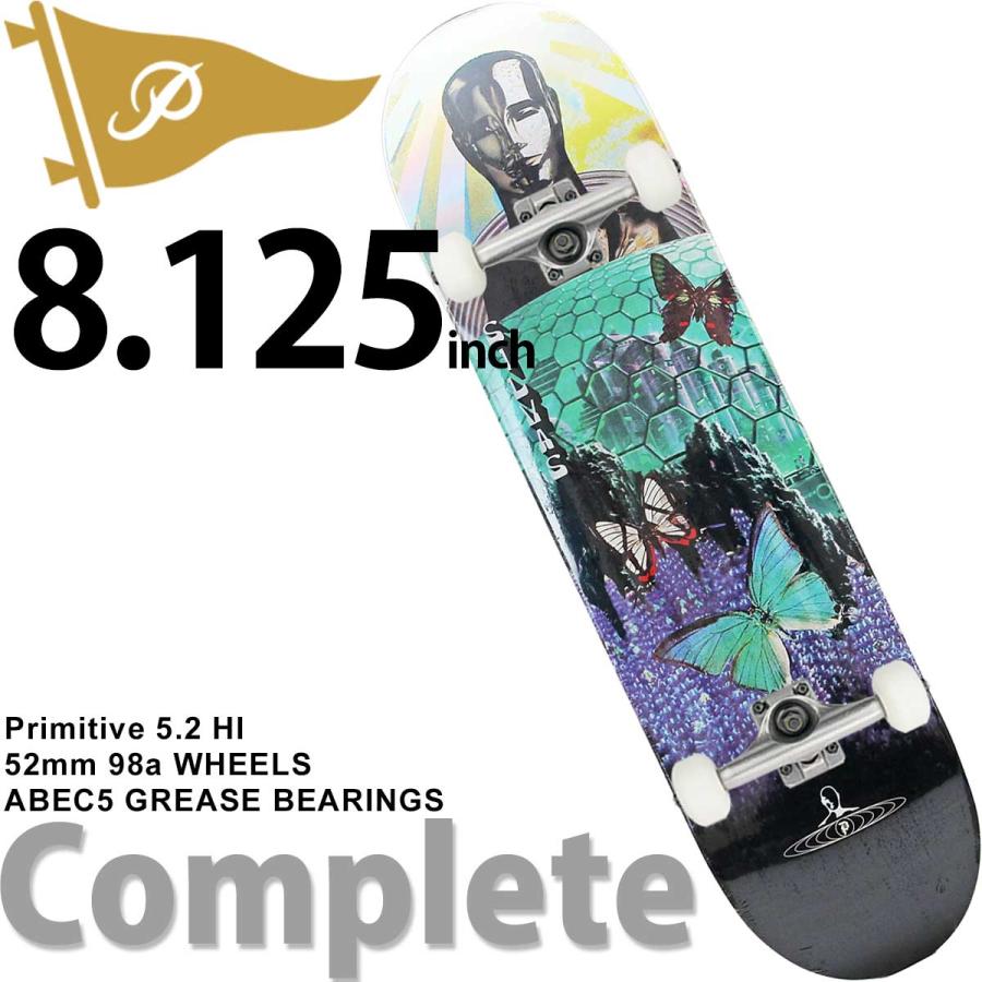 PRIMITIVE プリミティブ 8.125インチ スケボー コンプリート