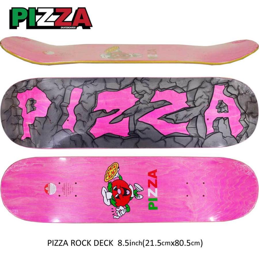 ピザスケートボードデッキ Ducky BMXer 8.25インチ グリップ付き