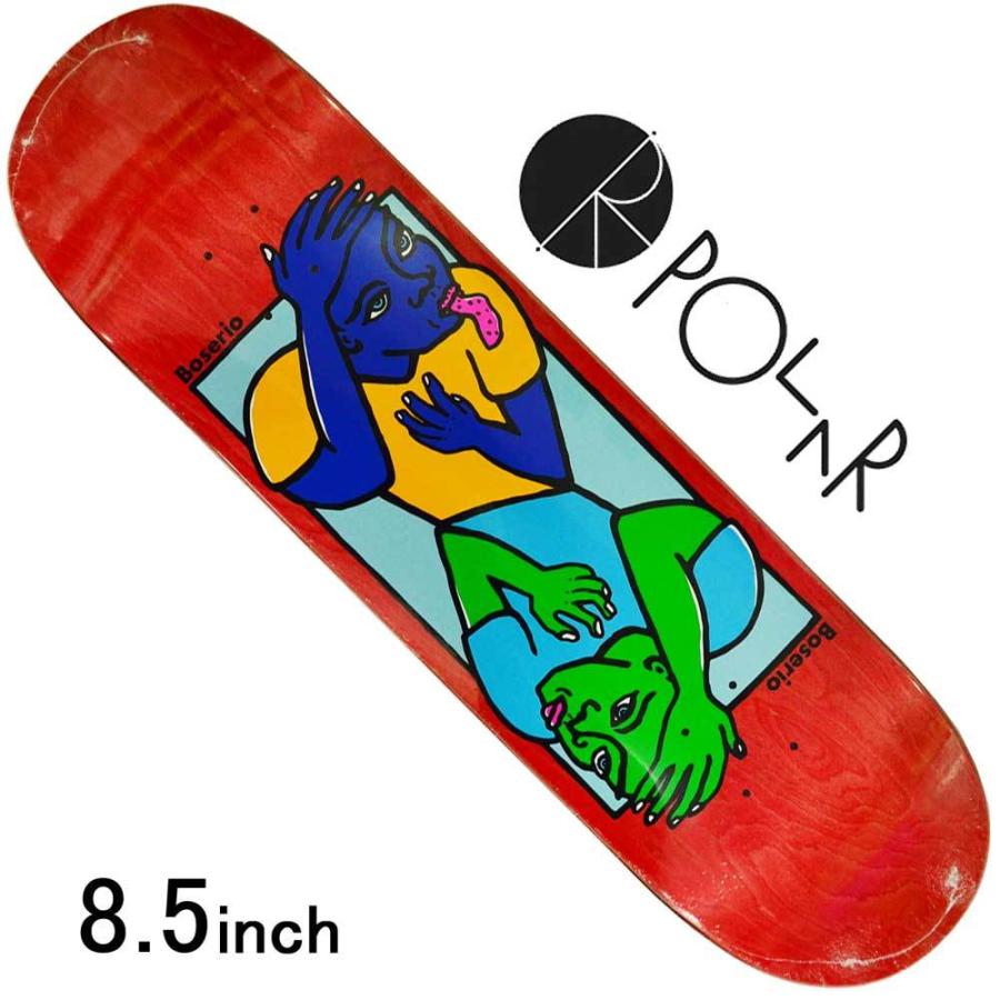 ポーラー 8.5インチ スケボー デッキ Polar Skateboard Double Head
