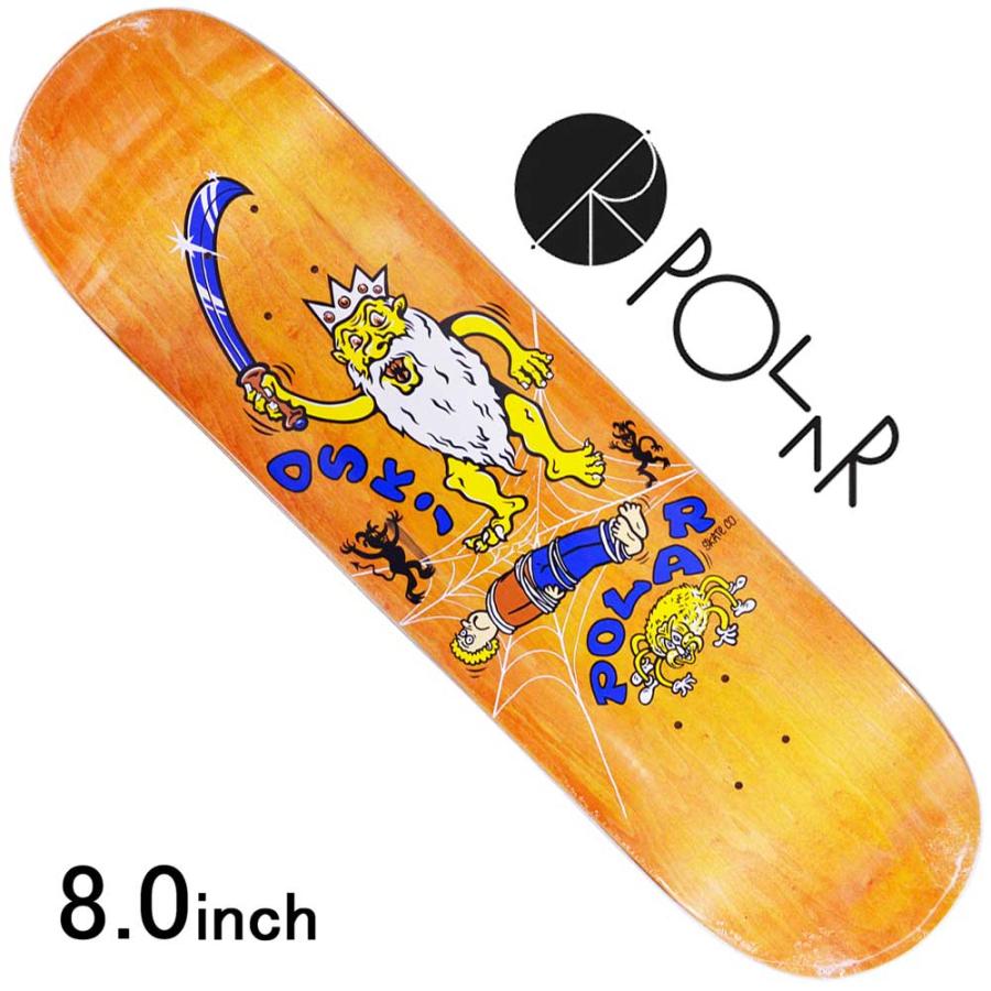 ポーラー 8.0インチ スケボー デッキ Polar Skate Co Spider King Oski Oskar Rozenberg オスキー  オスカー スケボーデッキ 人気 おすすめ ブランド :polar-240:カットバック スケートボード専門店 - 通販 - Yahoo!ショッピング