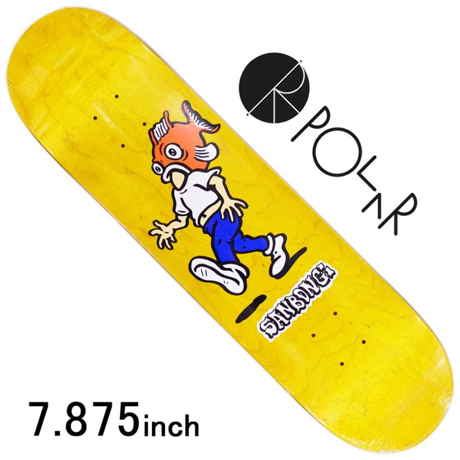 ポーラー 7.875インチ スケボー デッキ Polar Skate Co Fish Head Shin