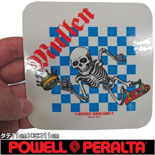 POWELL PERALTA ( パウエル ペラルタ ) Mullen Chess Sticker (1カラー)(タテ11cm×ヨコ11cm) ( スケートボード スケボー ステッカー ) | POWELL | 01