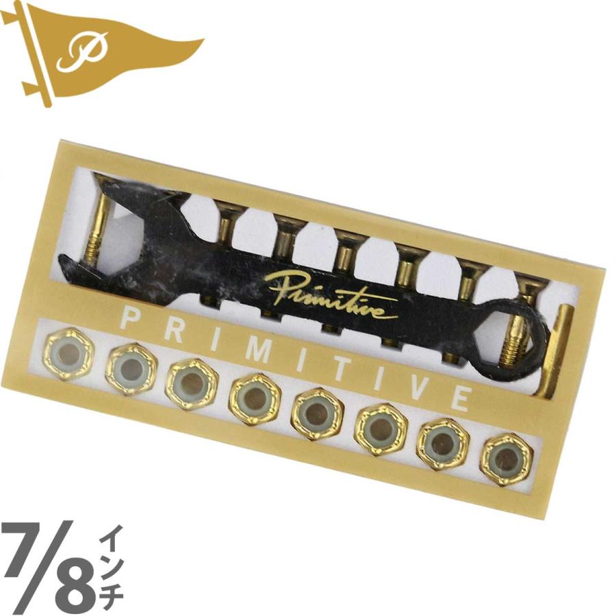 PRIMITIVE（プリミティブ） 7/8 スケボー パーツ 六角 ボルト ナット