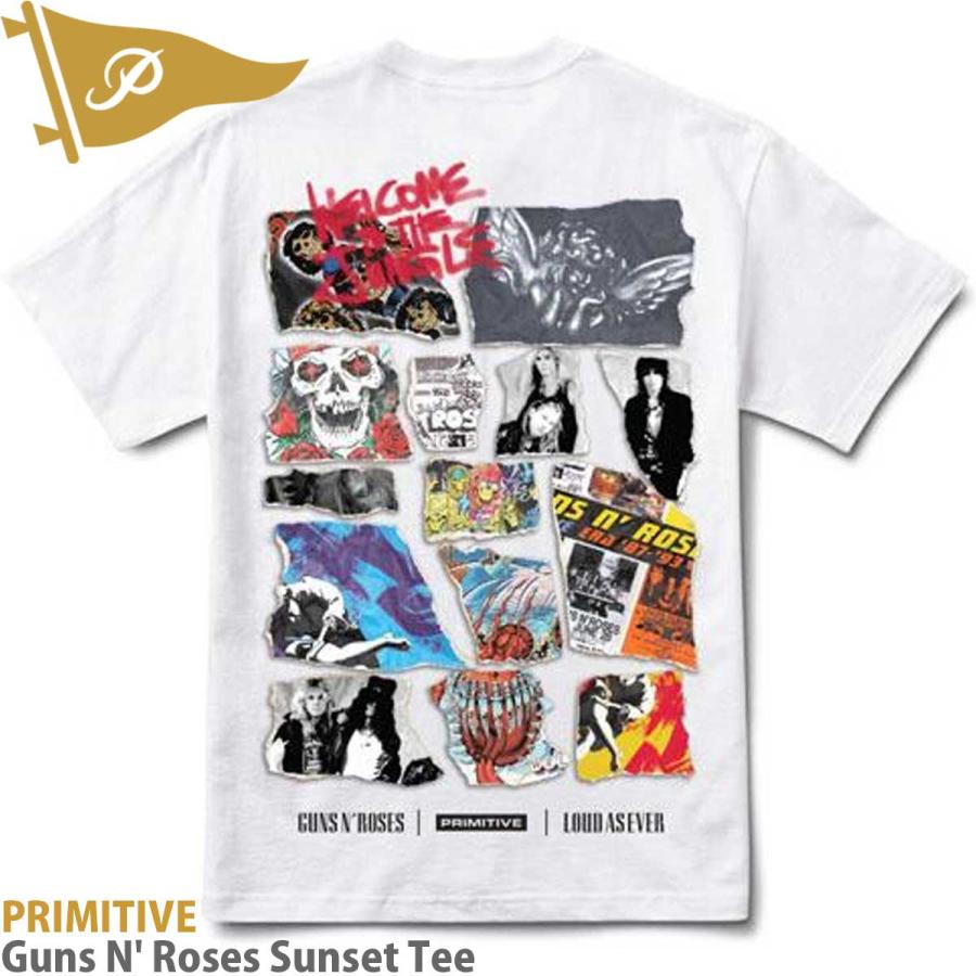 PRIMITIVE Primitive Guns N' Roses Sunset T-Shirt プリミティブ ガンズ アンド ローゼズ ...