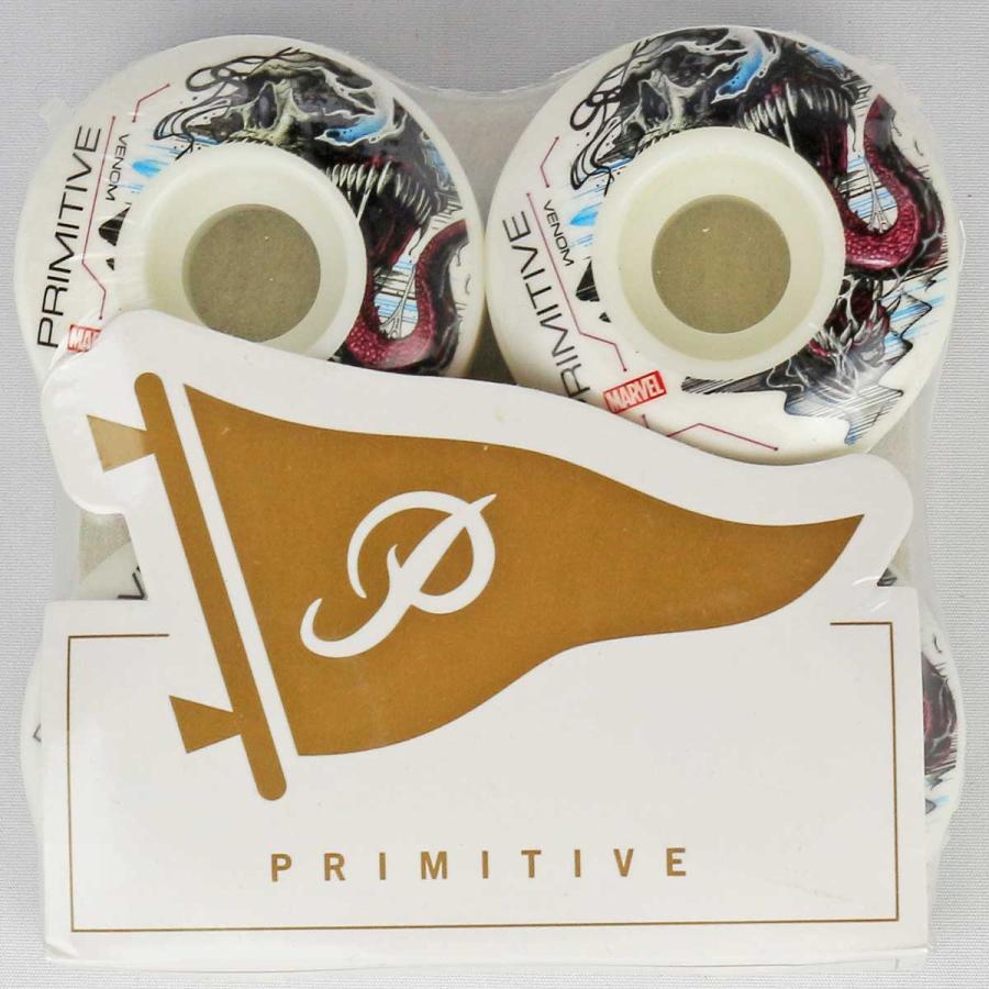 プリミティブ スケボー ウィール 52mm 101a Primitive Skateboards Marvel Venom Wheels スケートボード タイヤ ブランド マーベル｜cutback2｜04