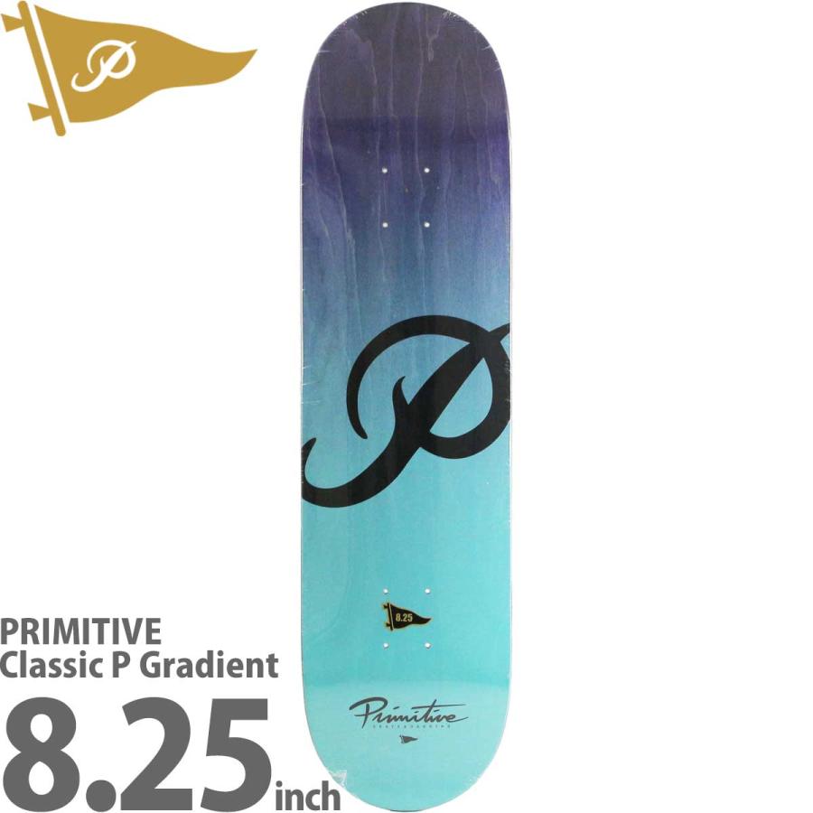プリミティブ 8 25 インチ スケボー デッキ スケートボード Primitive Classic P Gradient 板 人気 ブランド おすすめ スケボー女子 Primi 145 スケートボード専門店カットバック 通販 Yahoo ショッピング
