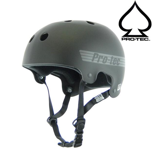 プロテクター ヘルメット PRO TEC プロテック Bucky Rubber Black スケートボード スケボー BMX 自転車 | PROTEC（車、バイク）