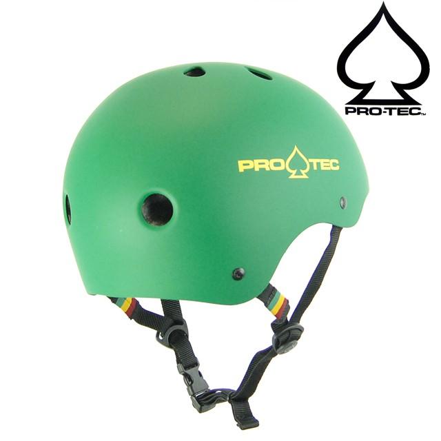 スケボー ヘルメット プロテック マルチスポーツ PRO TEC Multi Sport Classic Matte Rasta Green スケートボード BMX 自転車 プロテクター | PROTEC（車、バイク） | 01
