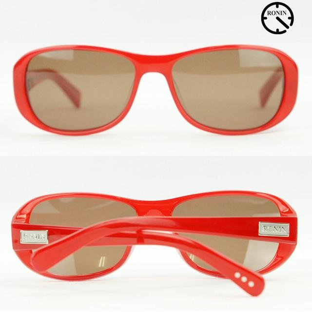 ロニン サングラス ファッション Ronin Eyewear KATANA Red Dark Brown UVカット 人気 かっこいい ブランド | ブランド登録なし | 02