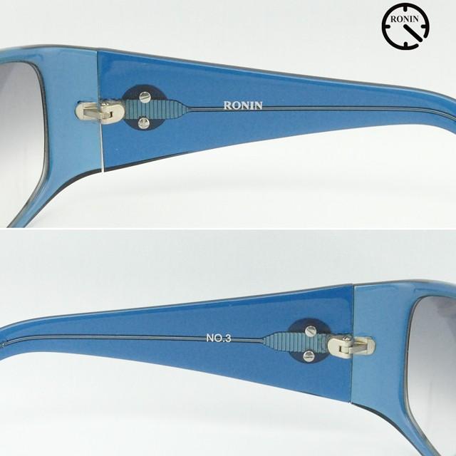 ロニン サングラス ファッション Ronin Eyewear NO 3 Clear Blue Gray Gradation UVカット 人気 かっこいい ブランド | ブランド登録なし | 03