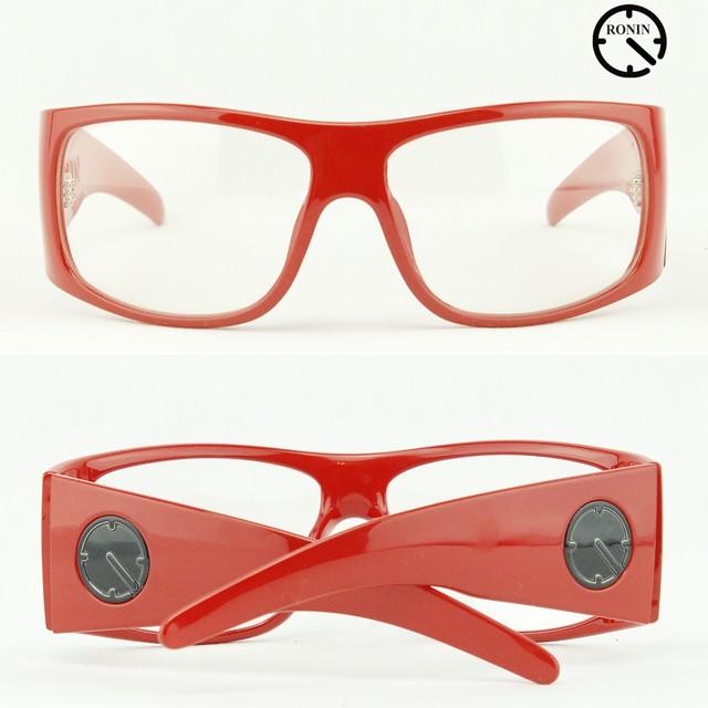 ロニン サングラス ファッション Ronin Eyewear NEW NO 3 Red Clear UVカット 人気 かっこいい ブランド | ブランド登録なし | 02