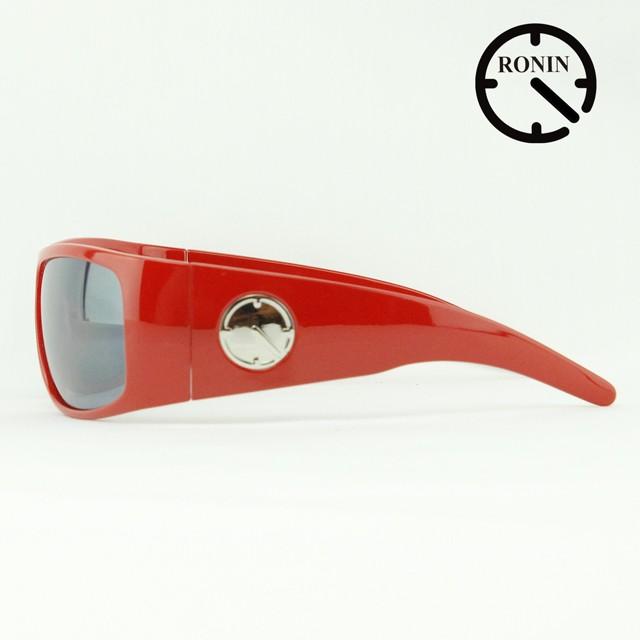 ロニン サングラス ファッション Ronin Eyewear NEW NO 3 Red Gray Mirror UVカット 人気 かっこいい ブランド | ブランド登録なし | 01