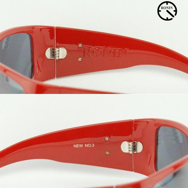 ロニン サングラス ファッション Ronin Eyewear NEW NO 3 Red Gray Mirror UVカット 人気 かっこいい ブランド | ブランド登録なし | 03