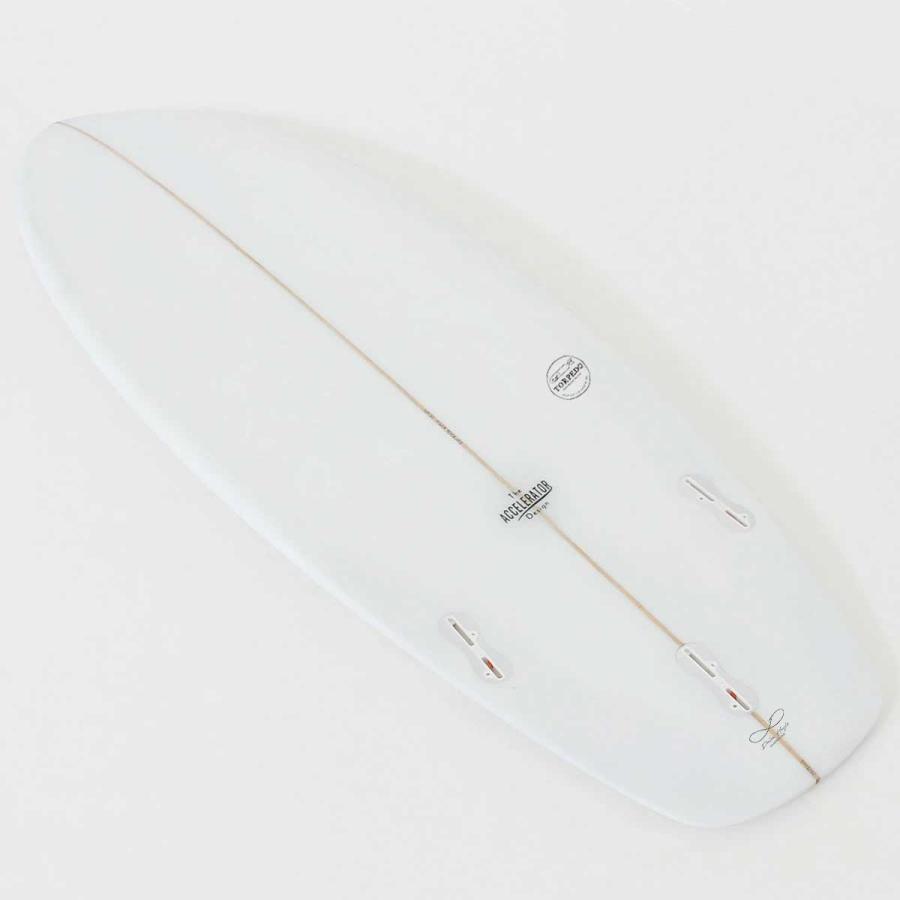ご自宅配送 アクセルレーター サーフボード PU 5'10" 35L The Accelerator Design TORPEDO Tri Fins FCS2 サーフィン フィン付き | サーパス | 06