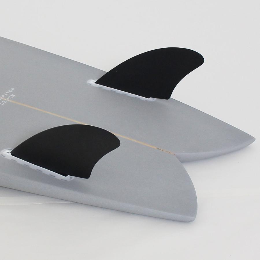 The Accelerator Design PU 5'8" TWIN Gray 2FIN Future type アクセルレーター レトロフィッシュテール サーフボード  デッキコンケーブ フューチャーフィンタ | ブランド登録なし | 08