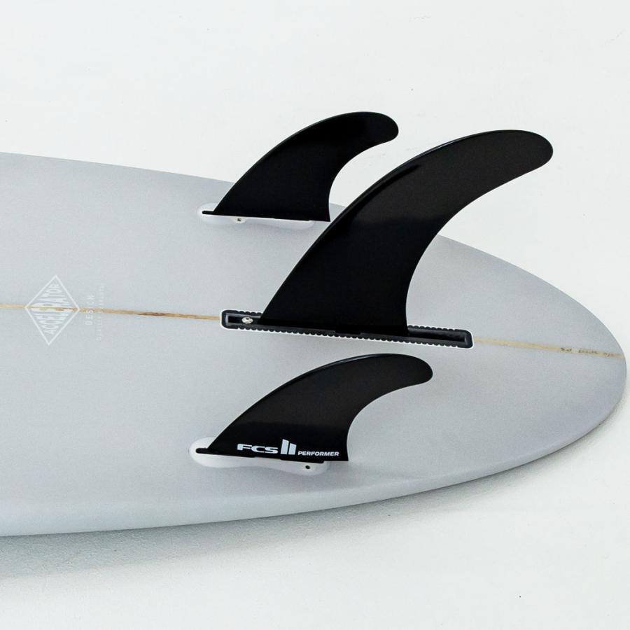Accelerator PU 6'0"  TWIN PLUS GREY ラウンド ピン アクセルレーター グレー サーフボード  デッキコンケーブ FCSIIフィン付 | サーパス | 10