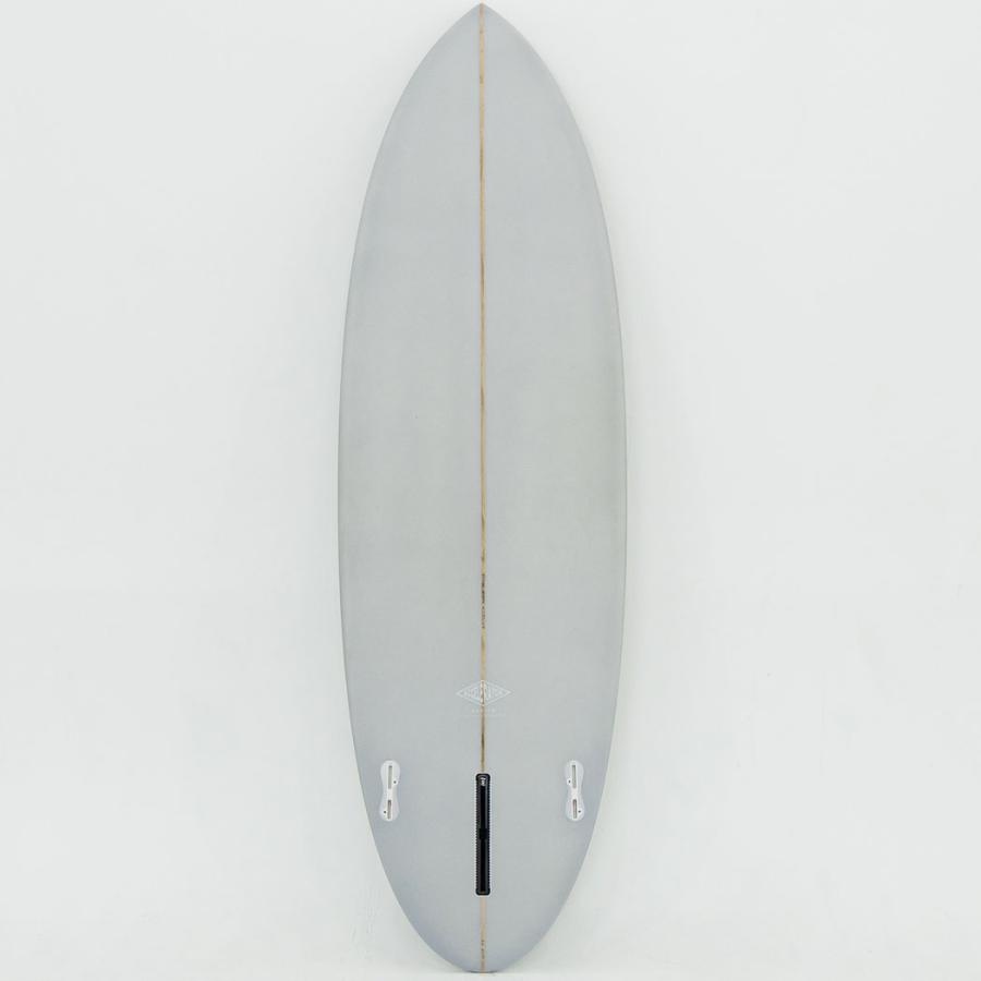 Accelerator PU 6'0"  TWIN PLUS GREY ラウンド ピン アクセルレーター グレー サーフボード  デッキコンケーブ FCSIIフィン付 | サーパス | 01