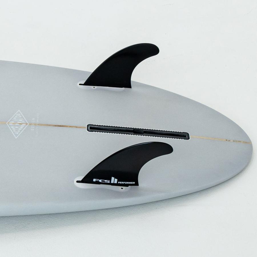 Accelerator PU 6'0"  TWIN PLUS GREY ラウンド ピン アクセルレーター グレー サーフボード  デッキコンケーブ FCSIIフィン付 | サーパス | 09