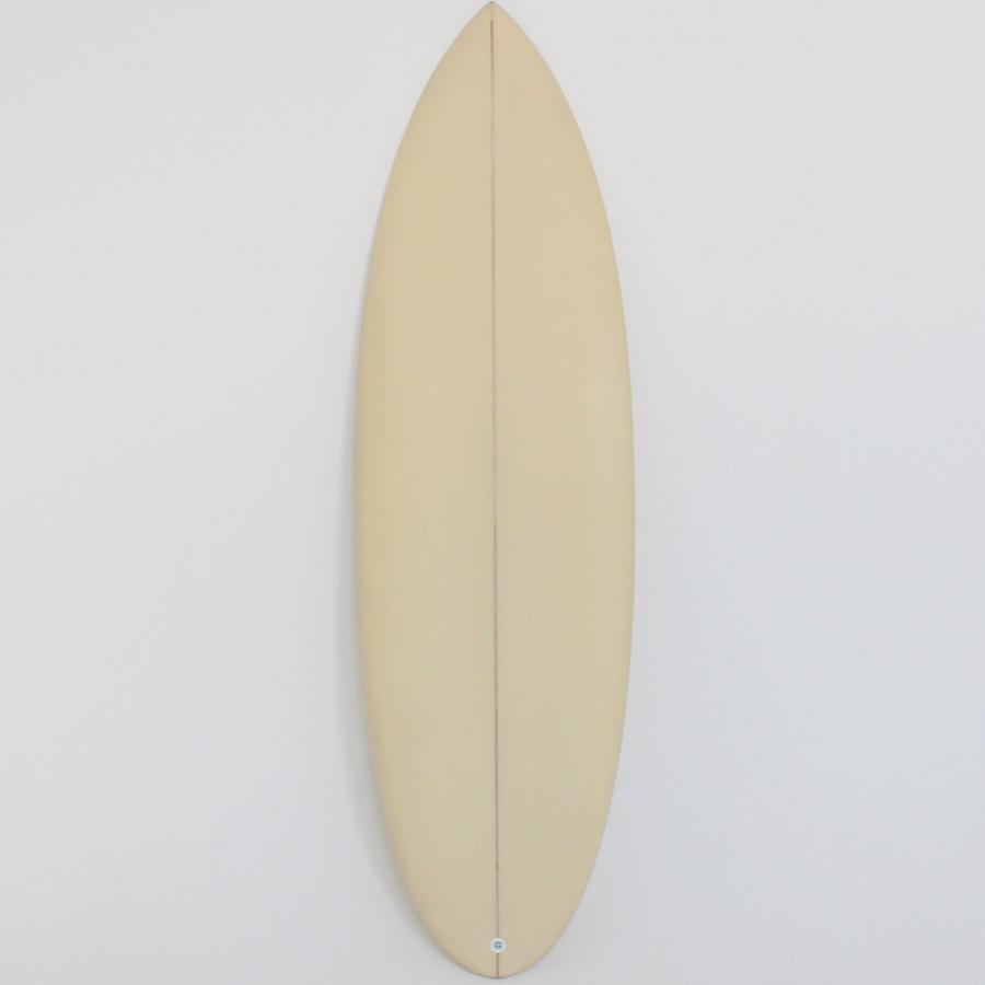 The Accelerator Design PU 6'3"  Twin Plus ベージュ シングルボックス FCS2ツインフィン アクセルレーター サーフボード  デッキコンケーブ フィン標準セット | ブランド登録なし | 01