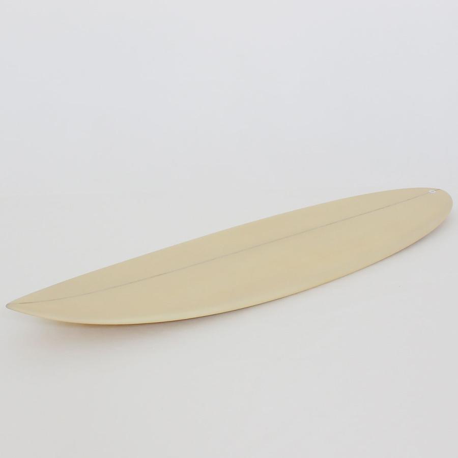 The Accelerator Design PU 6'3"  Twin Plus ベージュ シングルボックス FCS2ツインフィン アクセルレーター サーフボード  デッキコンケーブ フィン標準セット | ブランド登録なし | 04