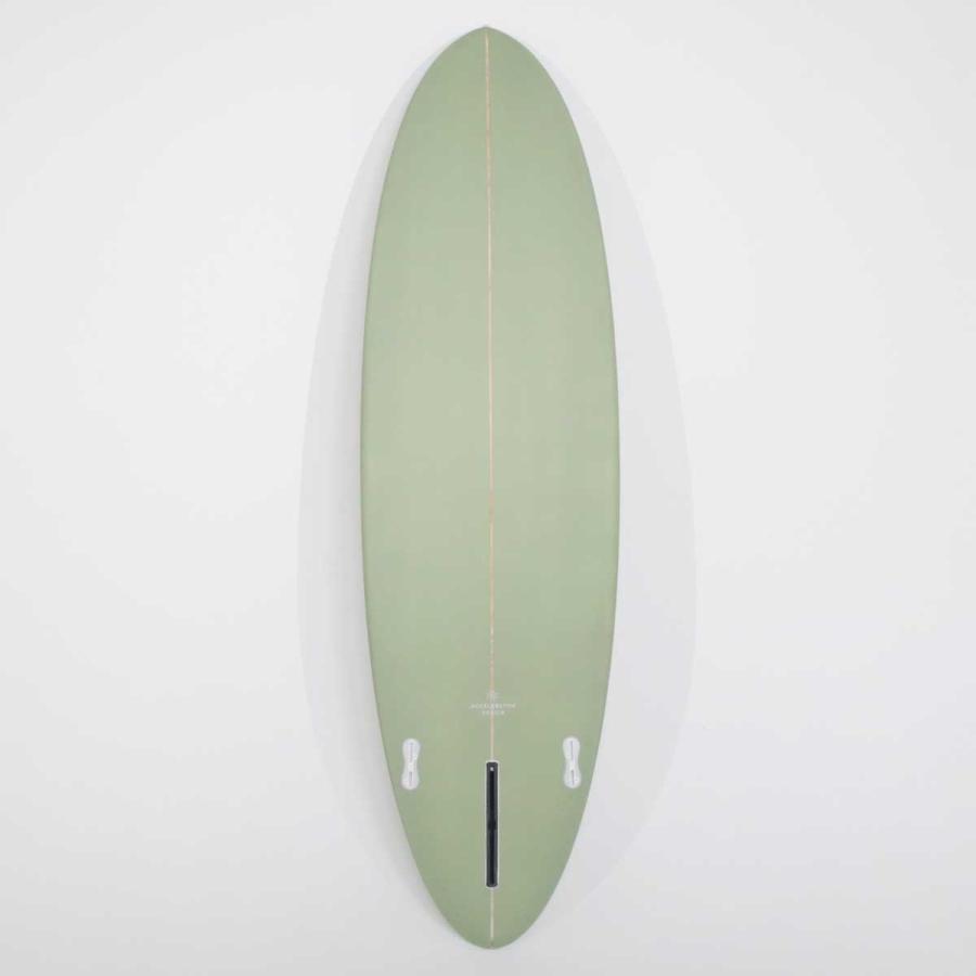 The Accelerator Design PU 6'6"  HOMY シングルボックス FCS2ツインフィン ラウンドピンテール アクセルレーター サーフボード  デッキコンケーブ フィン標準セ |  | 11