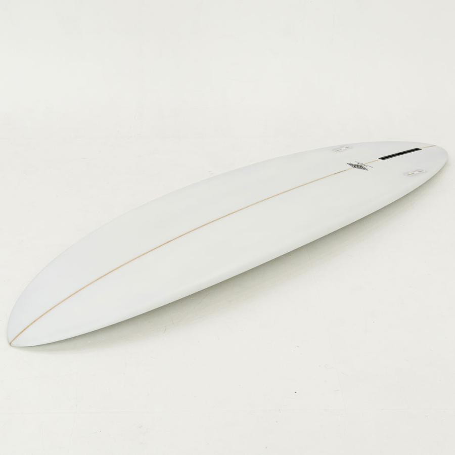 Accelerator PU MID 6'8" クリア ラウンド ピン アクセルレーター グレー サーフボード  デッキコンケーブ FCSIIフィン付 | サーパス | 05