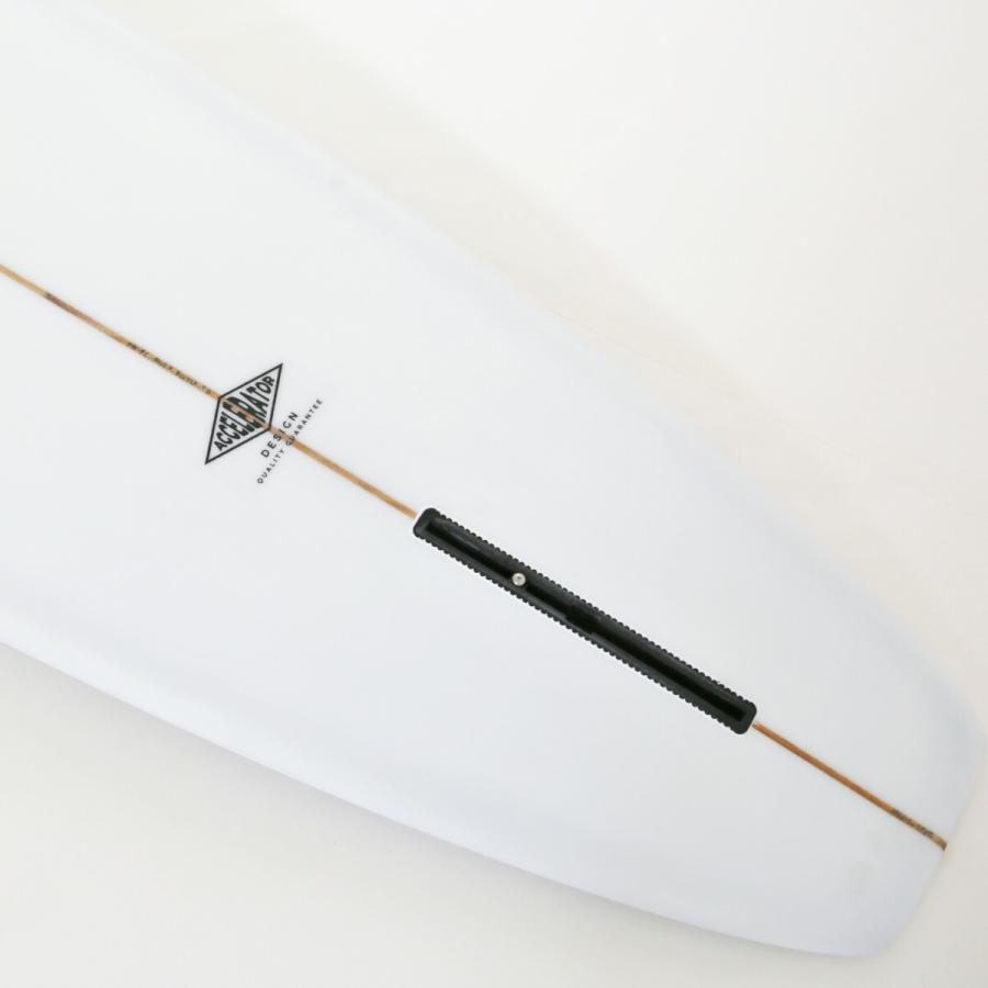 Accelerator PU LONG BOARD 9'2" クリア スカッシュテール アクセルレーター クリア サーフボード デッキコンケーブ ロングボックスフィン付 | サーパス | 10
