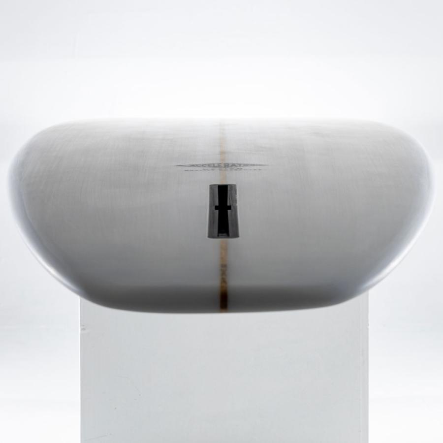 Accelerator PU LONG BOARD 9'6" クリア ラウンド ピン アクセルレーター グレー サーフボード  デッキコンケーブ FCSIIフィン付 | サーパス | 11