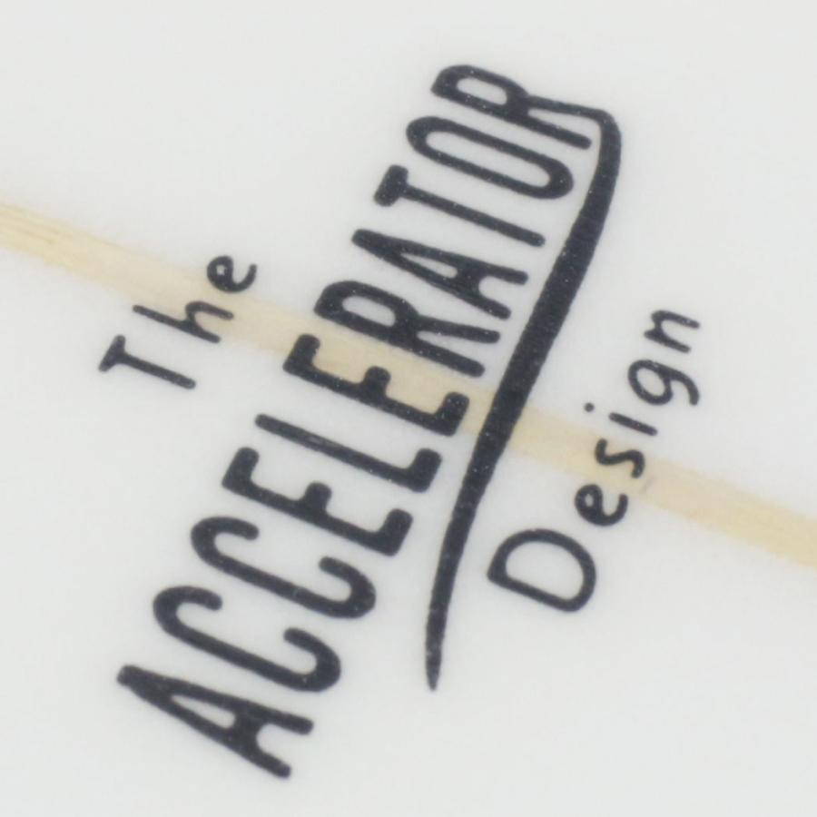 Accelerator PU LONG BOARD 9'6" クリア ラウンド ピン アクセルレーター グレー サーフボード  デッキコンケーブ FCSIIフィン付 | サーパス | 12