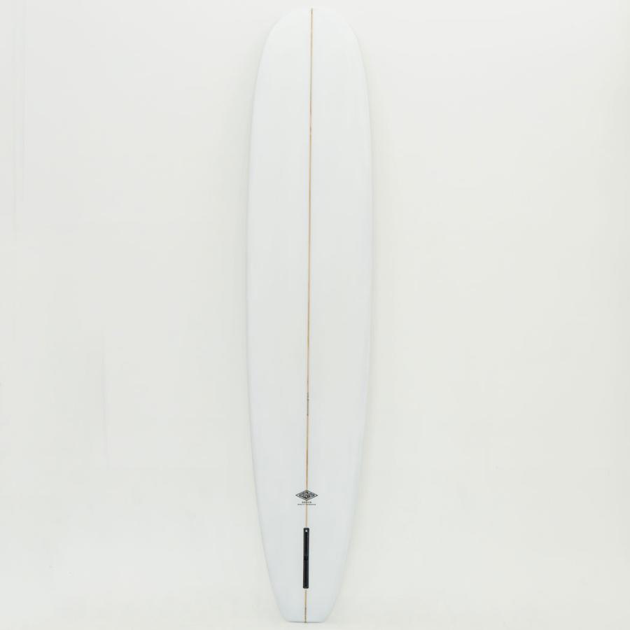 Accelerator PU LONG BOARD 9'6" クリア ラウンド ピン アクセルレーター グレー サーフボード  デッキコンケーブ FCSIIフィン付 | サーパス | 01