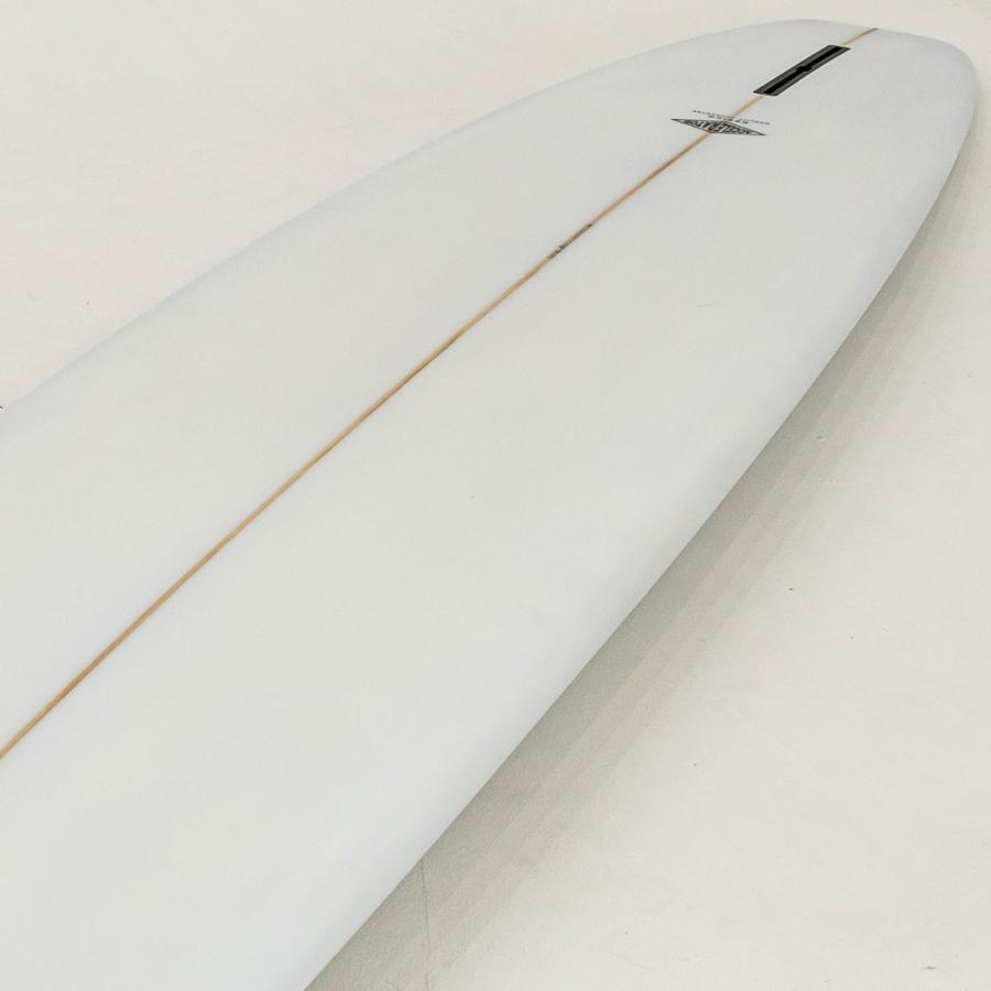 Accelerator PU LONG BOARD 9'6" クリア ラウンド ピン アクセルレーター グレー サーフボード  デッキコンケーブ FCSIIフィン付 | サーパス | 07