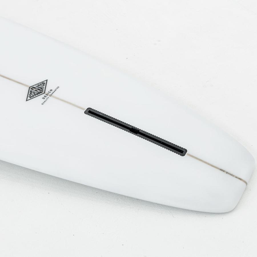 Accelerator PU LONG BOARD 9'6" クリア ラウンド ピン アクセルレーター グレー サーフボード  デッキコンケーブ FCSIIフィン付 | サーパス | 09