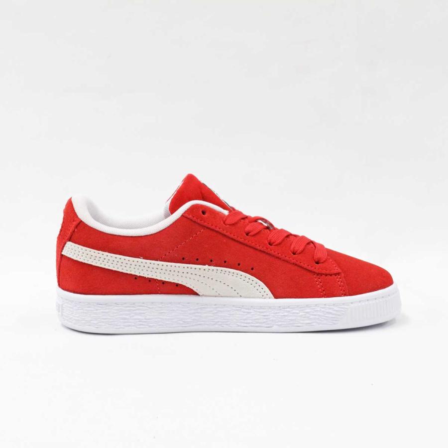 PUMA プーマ キッズ スエード レッド 17-21cm スケボー シューズ