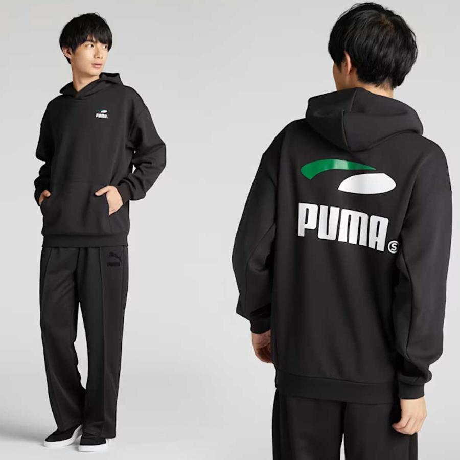 プーマ スケートボード フィーディー スケボー アパレル Puma Pumas Hoody Black スケートボード スケートボーディング SK8 パーカー ブラック 黒 | PUMA | 10
