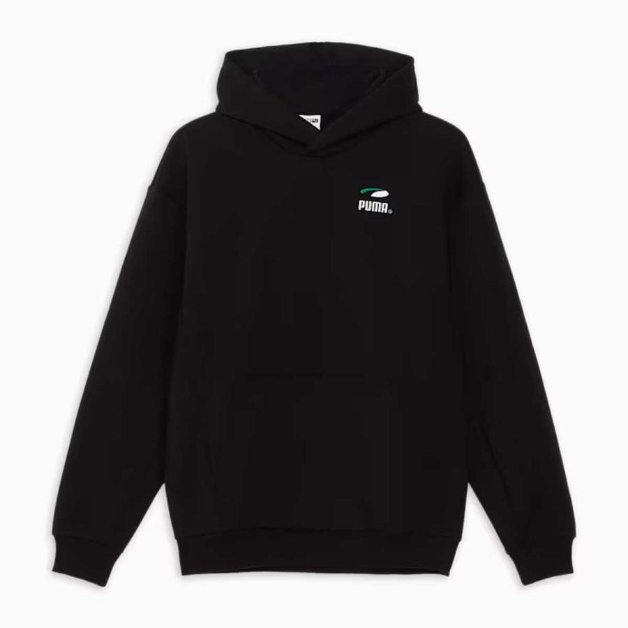 プーマ スケートボード フィーディー スケボー アパレル Puma Pumas Hoody Black スケートボード スケートボーディング SK8 パーカー ブラック 黒 | PUMA | 12