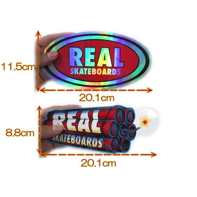 フォロワー様限定149★リアルマテリアル  スティック ステッカー 8種類セット REAL（リアル） ”ダイナマイトステッカー”、”オーバルプリズム