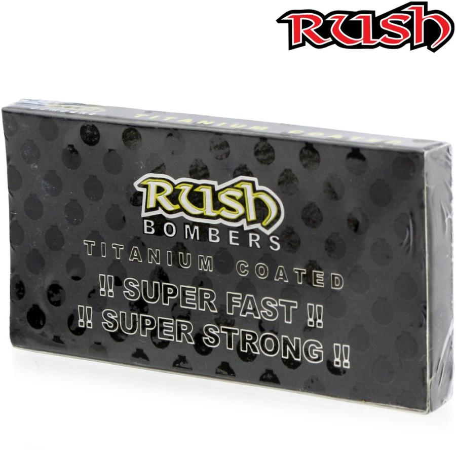 スケートボード ベアリング ABEC5 Rush ラッシュ Bombers Titanium Coated Bearings オイル スケボー パーツ | ブランド登録なし | 01