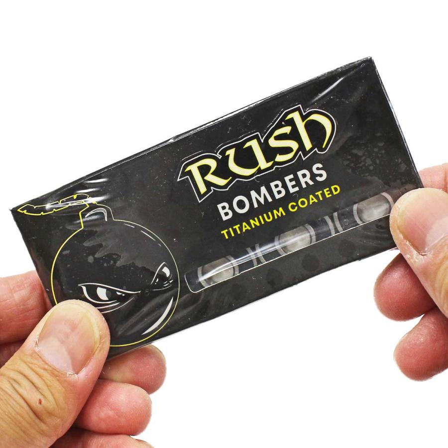ラッシュ スケボー ベアリング Rush Bomber Titanium Coated Bearings ABEC5 スケートボード チタニウムコート オイルタイプ 8個セット | ブランド登録なし | 01