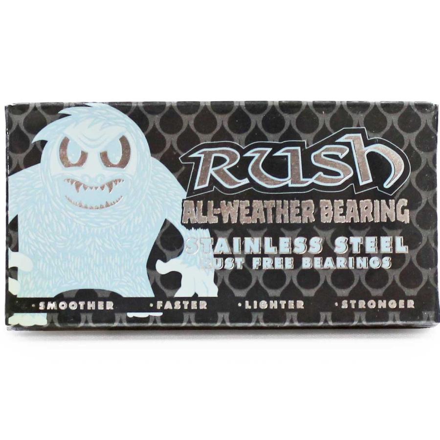 ラッシュ スケボー ベアリング パーツ Rush All Weather Stainless Steel Bearings ABEC7 スケートボード ステンレス 錆びに強い オイル 8個セット | ブランド登録なし | 02